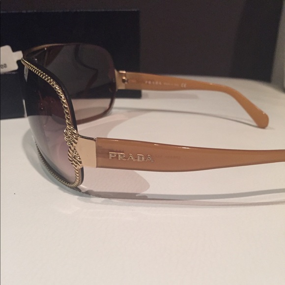 Prada Gold Velvet Rope Sunglasses - Made in Italy - Picture 2 of 8
